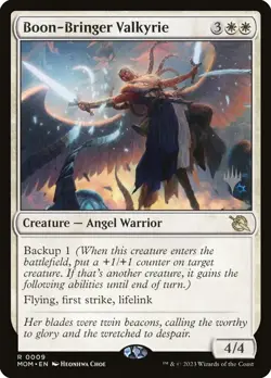 MTG Boon-Bringer Valkyrie Promopack Stamped ** MOM Promos ** English (NM) - Image 1