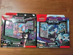 Pokémon Rival Battle Deck Set of 2 Steven and Marnie Brand New Sealed - Image 1