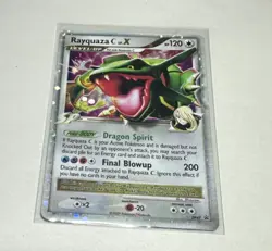 Pokemon card Rayquaza C LV.X DP47 Diamond and Pearl Holo - Image 2