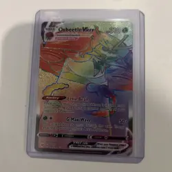 Pokémon TCG Orbeetle VMAX 186/185 Vivid Voltage Rainbow Secret Rare NM - Image 1