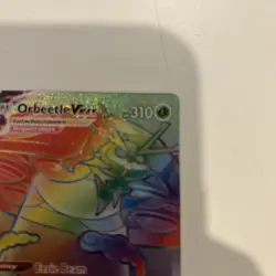 Pokémon TCG Orbeetle VMAX 186/185 Vivid Voltage Rainbow Secret Rare NM - Image 5