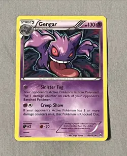 Gengar 60/162 Pokémon Breakthrough - Rare - Non Holo - Image 1