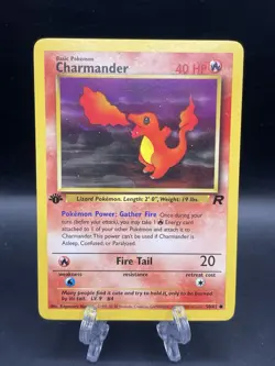 1st Edition Charmander Team Rocket 50/82 - Vintage Pokemon Card 2000 NM- - Image 3