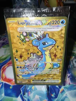 Pokemon TCG | Lapras ex 164 Scarlet & Violet Promo | Ultra Holo Rare | SEALED - Image 1