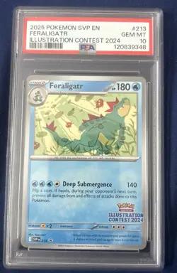 Feraligatr - 213 (Illustration Contest 2024) 213 Sv: Scarlet & Violet Promo Cards Regular - Image 5