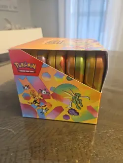 Pokémon 151 TCG Display EMPTY Mini Tins With Coins And Art Card Complete Set - Image 6