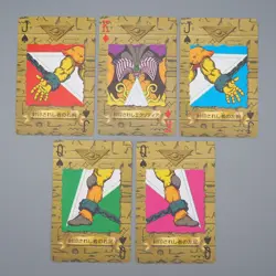 Yu-Gi-Oh TOEI Poker Card Exodia Forbidden One 5set EX Japanese q166 - Image 1