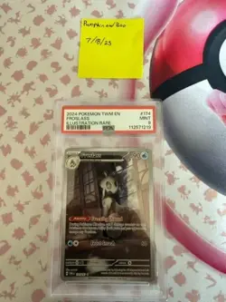 2024 POKEMON TWM EN-TWILIGHT MASQUERADE ILLUSTRATION RARE #174 FROSLASS PSA 9 - Image 1