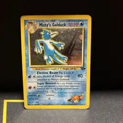 Misty's Golduck 12/132 Holo Rare Gym Challenge Pokemon Card - Image 1