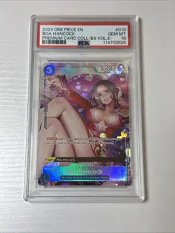 Boa Hancock Premium Card Collection Best Vol. 2 ST03-013 One Piece PSA 10 Gem Mt - Image 1