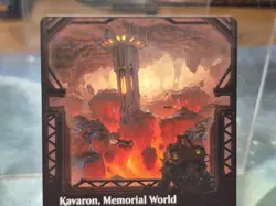 M 0281 Kavaron, Memorial World BORDERLESS VIEWPORT Edge of Eternities MTG Card - Image 2