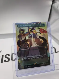 A Realm Reborn (Borderless) Final Fantasy Foil MTG Magic The Gathering - Image 1