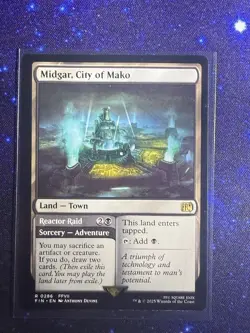 MTG - Midgar, City of Mako Final Fantasy Regular NM Pack Fresh - Image 1