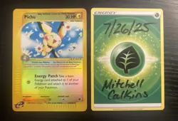 Pokemon TCG Pichu 58/165 Expedition Reverse Holo Rare LP - Image 2