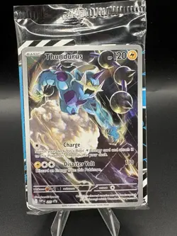 Pokemon Black Bolt TCG Thundurus SV209 Black Star ETB Promo Sealed ENGLISH - Image 1