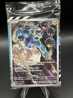 Pokemon Black Bolt TCG Thundurus SV209 Black Star ETB Promo Sealed ENGLISH - Image 3
