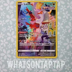 Pokemon Card Latias GG20/GG70 Ultra Rare Sword Shield Crown Zenith Singles LP - Image 1