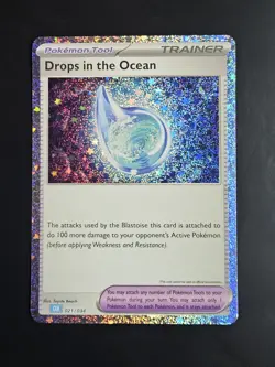 Pokemon Tool DROPS IN THE OCEAN 021/034 Holo Classic Collection Promo - Image 1