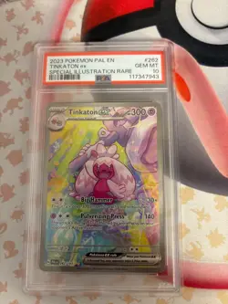 2023 POKEMON PAL EN-PALDEA EVOLVED SPECIAL ILLUSTRATION RARE TINKATON EX PSA 10 - Image 1