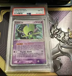 2005 Pokemon Celebi Ex Holo Pop Series 2 PSA 8 - Image 1