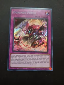 *** DOMINUS PURGE *** 1ST EDITION SECRET RARE INFO-EN078 YUGIOH! - Image 1