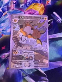 PokÃ©mon TCG Raichu Illustration Card 211/193 Paldea Evolved - Image 1