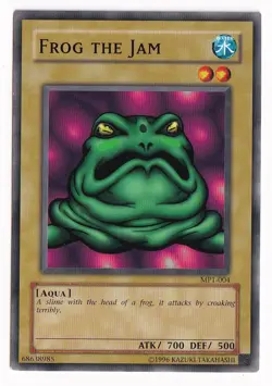 YUGIOH! FROG THE JAM Played MP1-004 COMMON CARD - Image 1