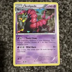 Scolipede 40/98 Emerging Powers Cracked Ice Holo Rare PokÃ©mon Card TCG  - Image 1