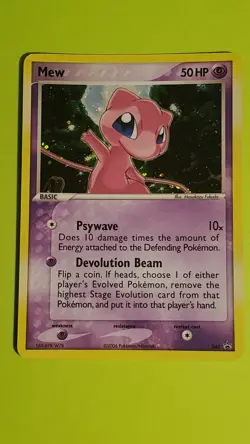 2006 Mew 040 Holo Nintendo Black Star PROMO pokemon card - LP - Image 1