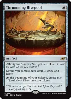 MTG Thrumming Hivepool, NM-Mint, English Edge of Eternities FAST SHIP - Image 1