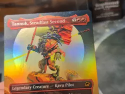 296 Tannuk, Steadfast Second Triumph FOIL BORDERLESS Edge of Eternities MTG Card - Image 2