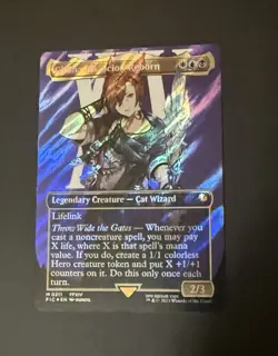 G'raha, Tia Scion Reborn (M 0211) Borderless Surge Foil MTG Final Fantasy NM - Image 1
