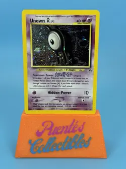 Unown A 14/75 Holo Rare Neo Discovery Pokemon TCG LP - Image 1