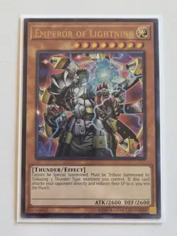 Emperor of Lightning WCPS-EN702 REPLICA World Championship Yugioh Prize Card UTR - Image 13