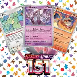 Pokémon Scarlet & Violet 151 Complete Common/Uncommon/Holo Rare Set - 153 Cards - Image 1