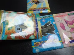 Pokemon Bandai Promo Waterproof Bathroom Menko Card x4 Relicanth Ninjask et#5539 - Image 27