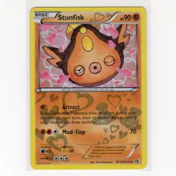 Pokémon TCG Stunfisk RC12/RC25 BW Legendary Treasures Holo Card EN-LP 2013 - Image 1