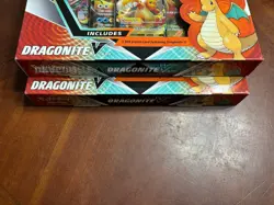 Pokemon- “Dragonite V Box” - Collection Box - New/Factory Sealed. Lot Of 2 Boxes - Image 6