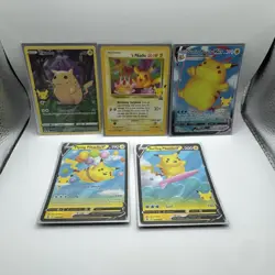 2021 Pokémon Celebrations 25th Anniversary 5 Card Pikachu Lot NM🔥 - Image 7