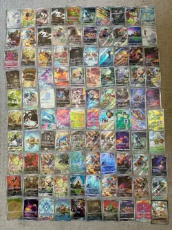 Pokemon Cards 100 pc Bulk Lot AR CHR Art Rare Full Set AsPictured NM JAPANESE C - Image 1