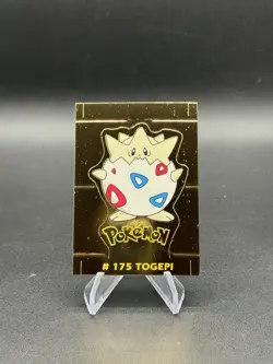 Pokemon Togepi Gold Holo 2000 Navarrete Buildable Card Vintage Argentina Edition - Image 1