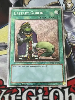Upstart Goblin (Platinum Secret Rare) RA03-EN096 Quarter Century Bonanza LP - Image 3