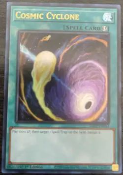 Cosmic Cyclone 1st Edition Ultra Rare RA02-EN061 Yu-Gi-Oh! - Image 1