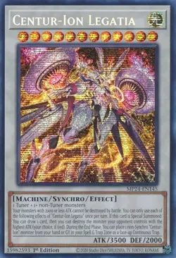 x1 Centur-Ion Legatia - MP24-EN145 - Prismatic Secret Rare - 1st Edition Yu-Gi-O - Image 1