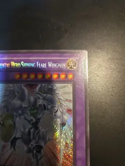 Yu-Gi-Oh! Elemental HERO Shining Flare Wingman (CT03-EN004) Limited Edition NM - Image 4
