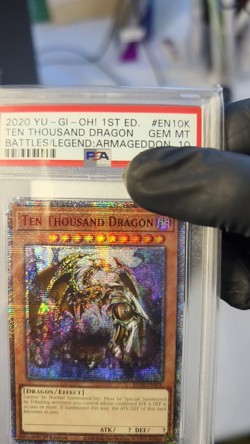 PSA 10 Yu-Gi-Oh Ten Thousand Dragon BLAR-EN10K Starlight Rare 1st Edition 2020 - Image 5