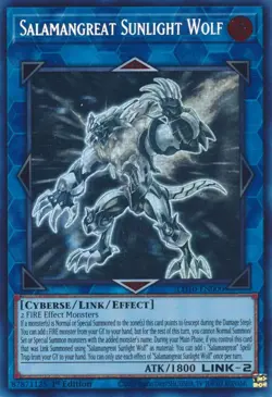 Salamangreat Sunlight Wolf LD10-EN000 Legendary Duelists: Soulburning Volcano 1st Edition - Image 1