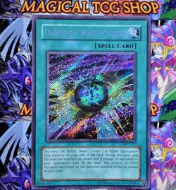 Yugioh Diffusion Wave-Motion MFC-107 Secret Rare Holo Bleed Konami 2003 NM - Image 3