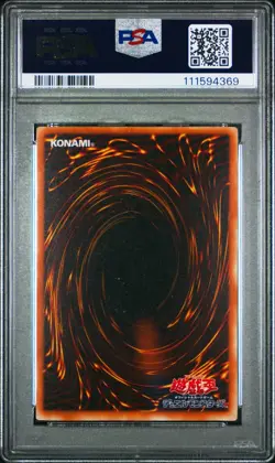2001 YU-GI-OH! JAPANESE LABYRINTH OF NIGHTMARE #LN53 DARK MAGICIAN PSA 8 - Image 2