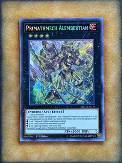 Yugioh Primathmech Alembertian MYFI-EN040 Secret Rare 1st Ed NM - Image 2